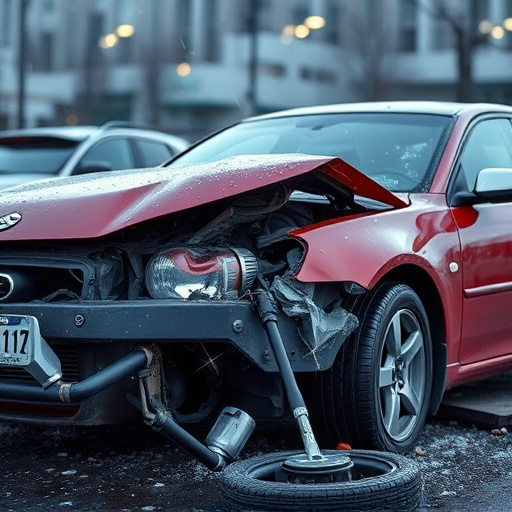 car crash damage