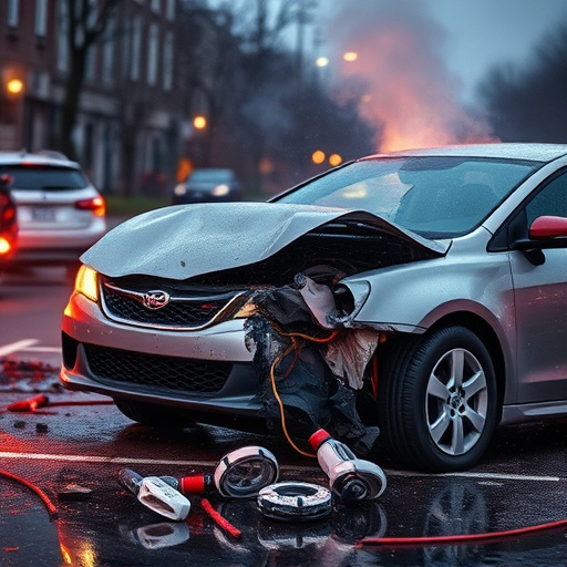 car crash damage
