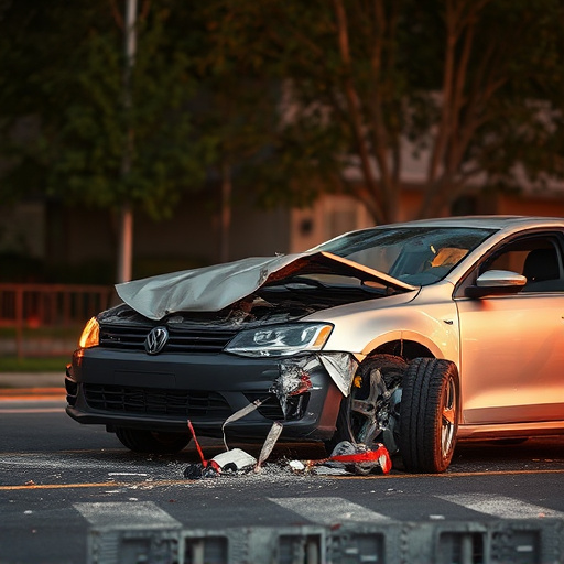 car crash damage
