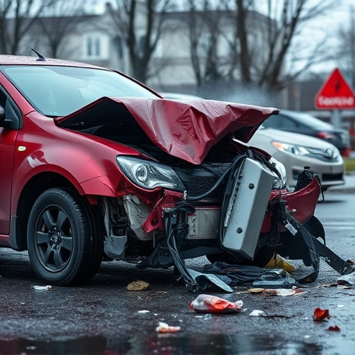 car crash damage
