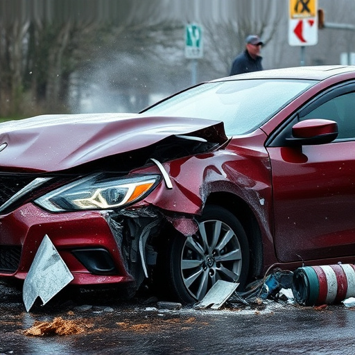 car crash damage