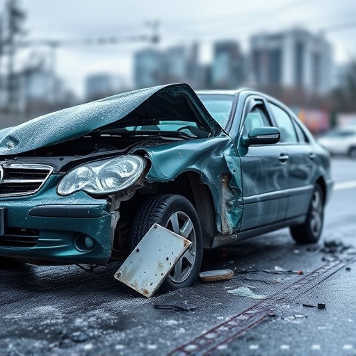 car crash damage