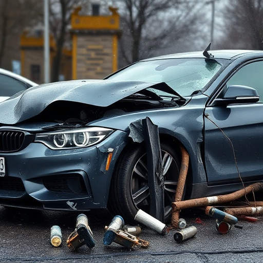 car crash damage