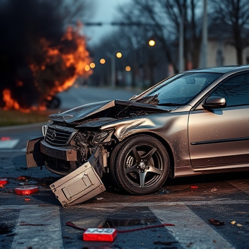 car crash damage