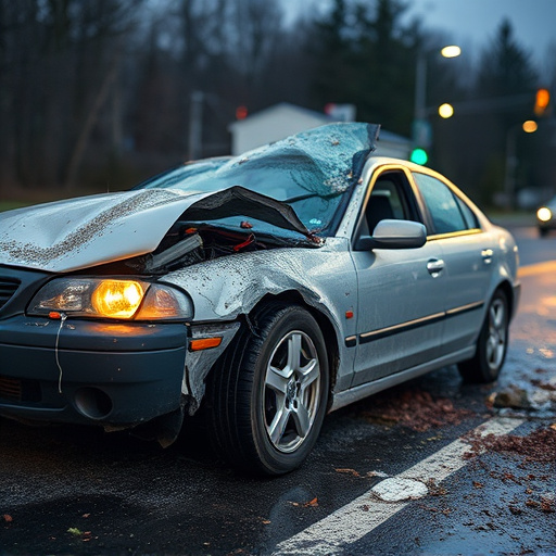 car crash damage