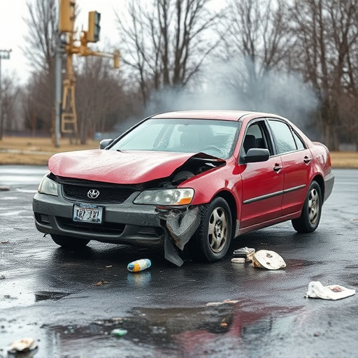 car crash damage