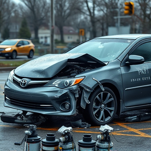 car crash damage