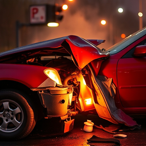 car crash damage