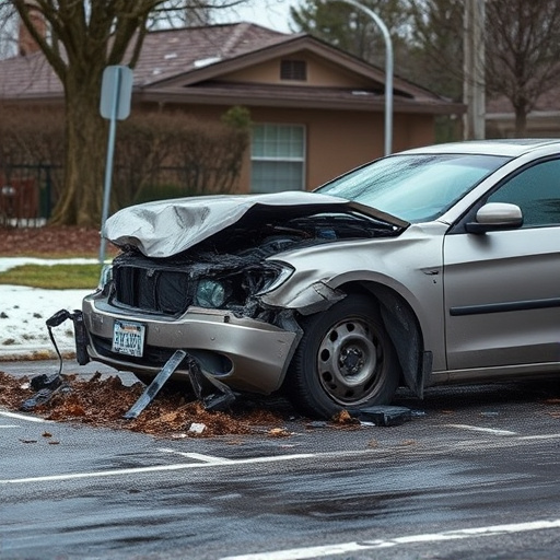 car crash damage