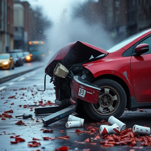 car crash damage