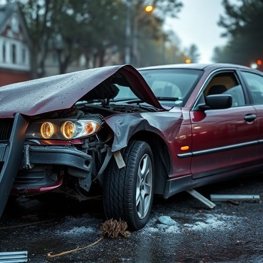 car crash damage