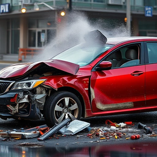 car crash damage