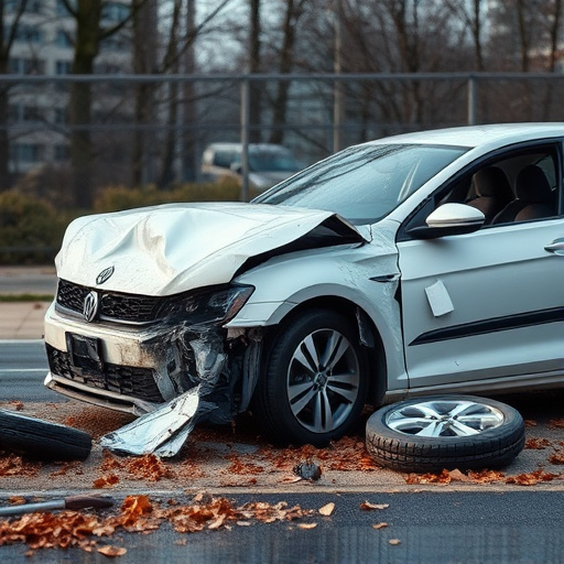 car crash damage