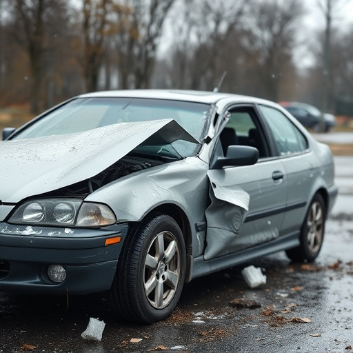 car crash damage