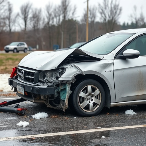 car crash damage