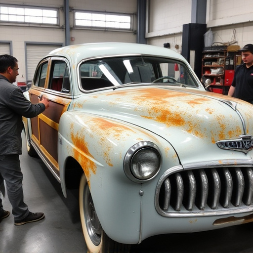 vehicle restoration process