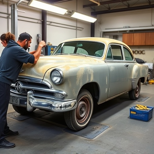 vehicle restoration process