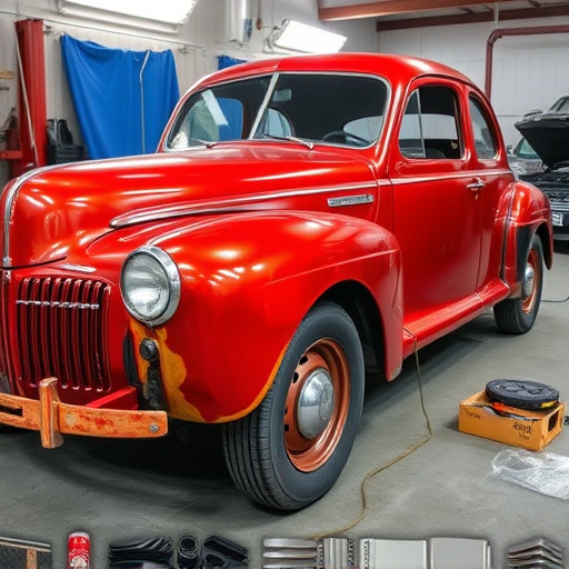 vehicle restoration process