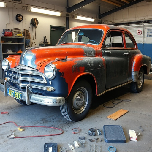 vehicle restoration process