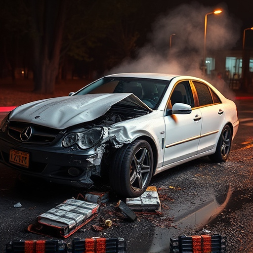 car crash damage