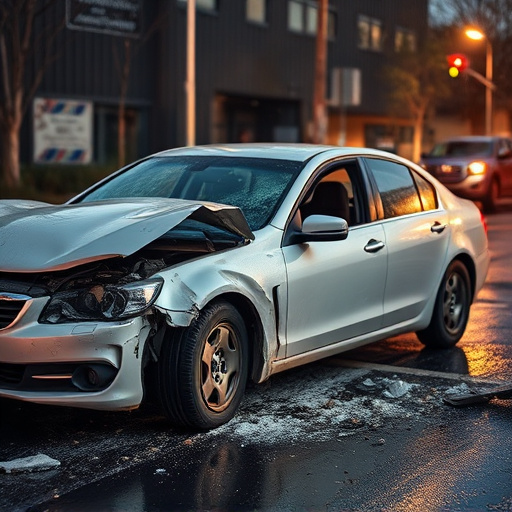 car crash damage