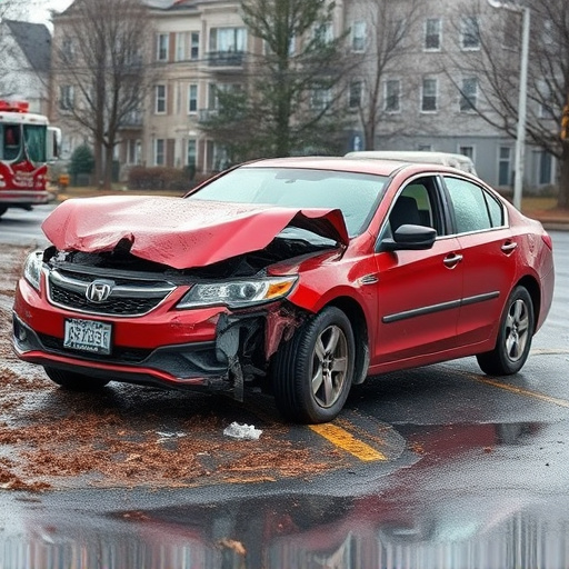 car crash damage