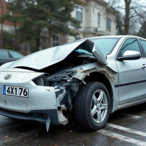 car crash damage