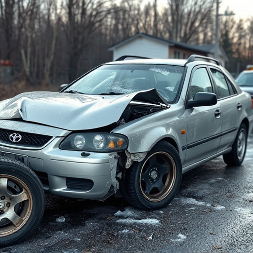 car crash damage