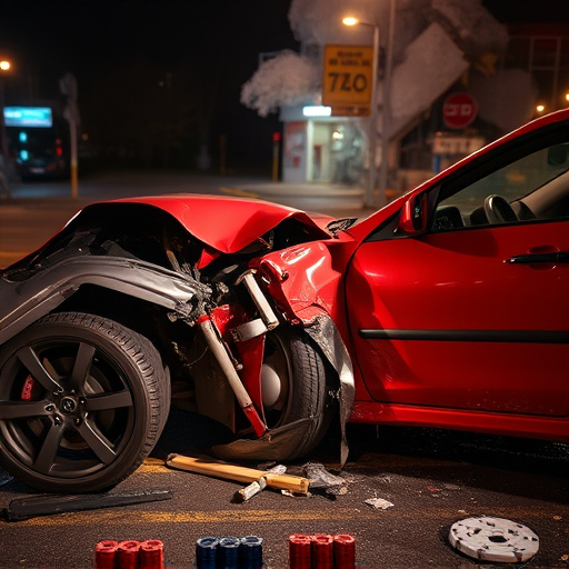 car crash damage