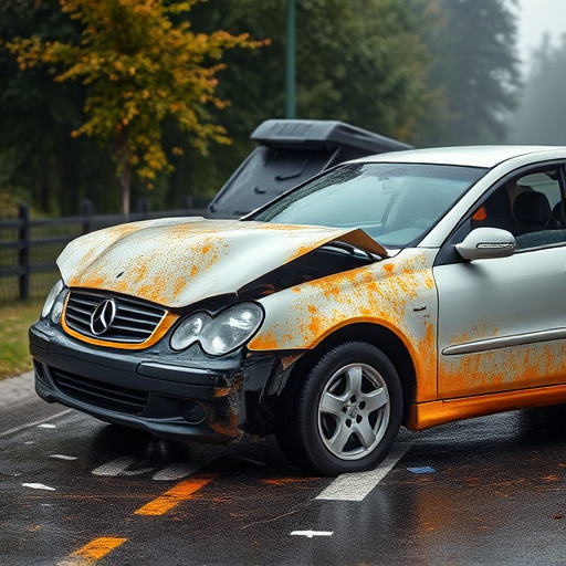 car crash damage