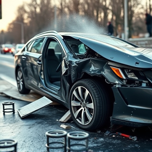 car crash damage