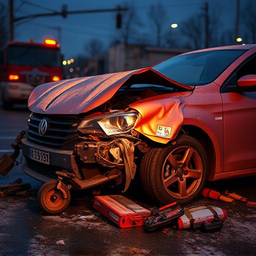 car crash damage