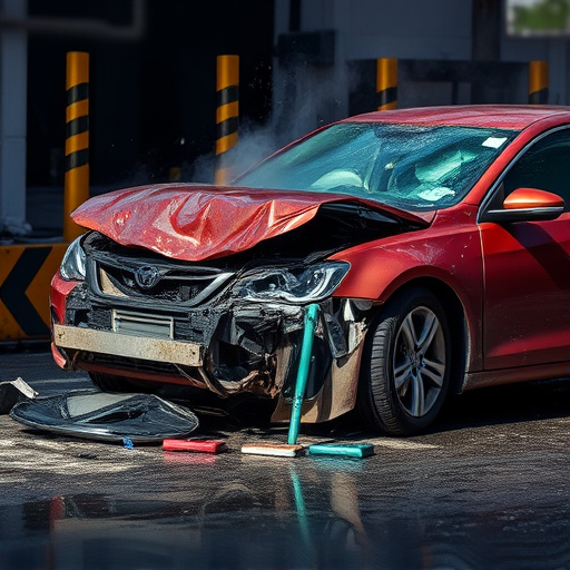 car crash damage