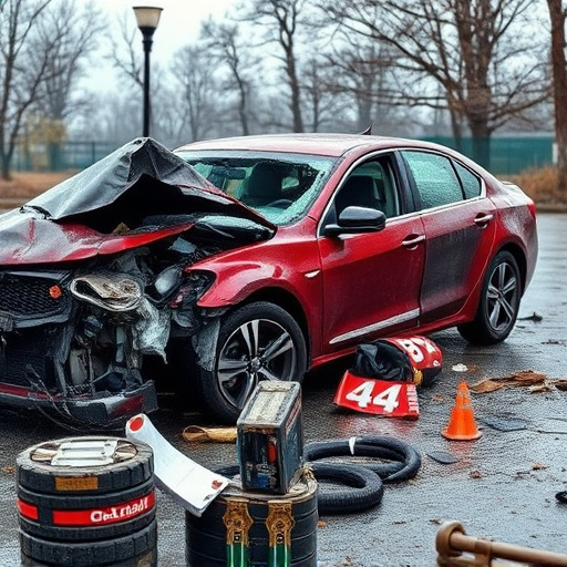 car crash damage