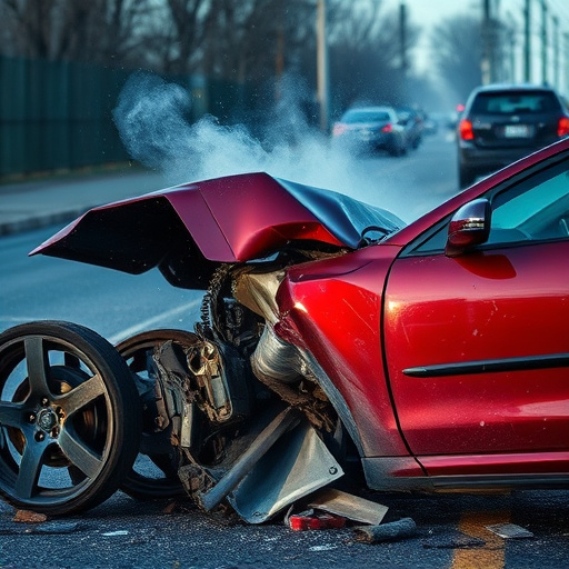 car crash damage