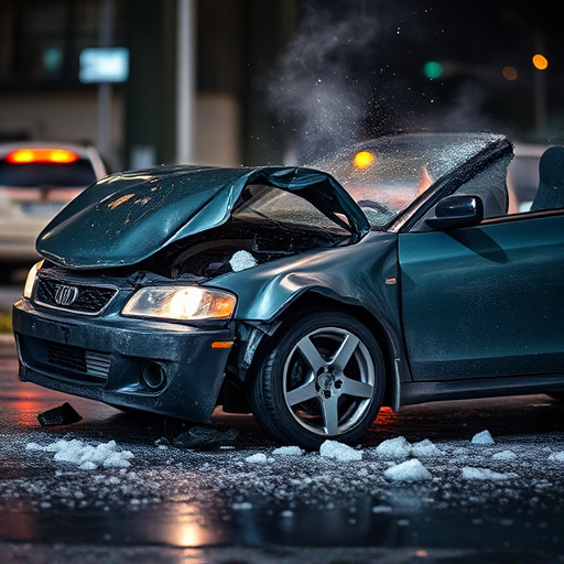 car crash damage