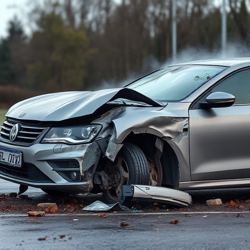 car crash damage