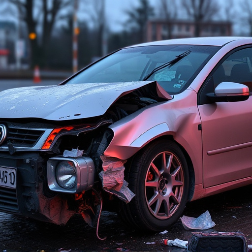 car crash damage
