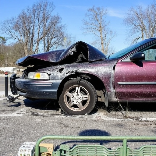 car crash damage