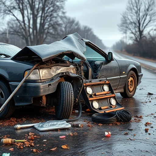 car crash damage