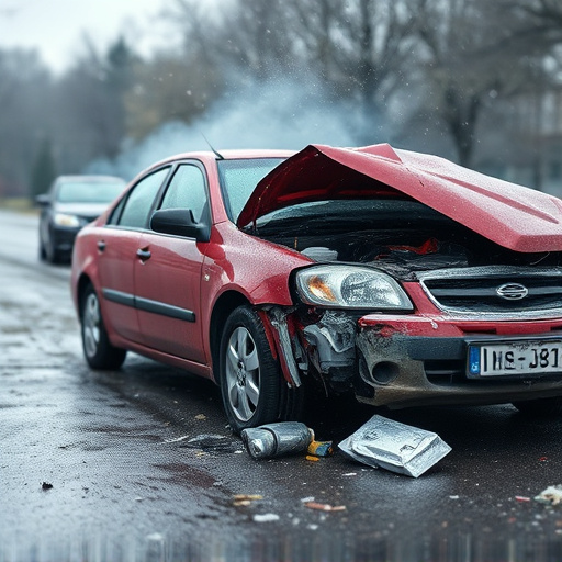 car crash damage