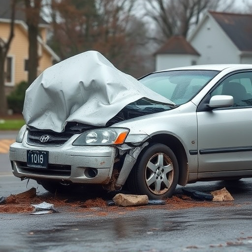 car crash damage