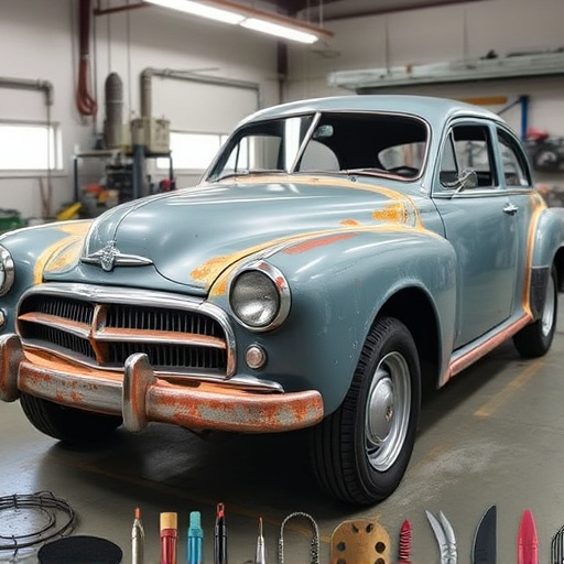 vehicle restoration process