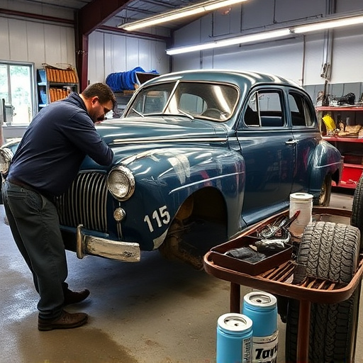 vehicle restoration process