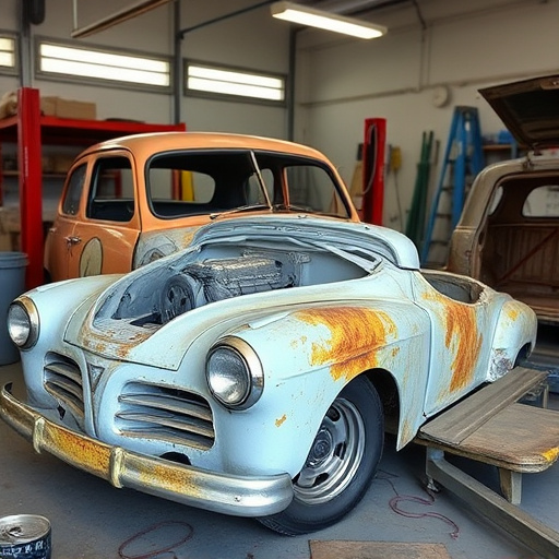 vehicle restoration process