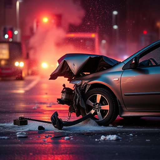 car crash damage