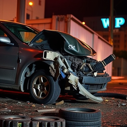 car crash damage