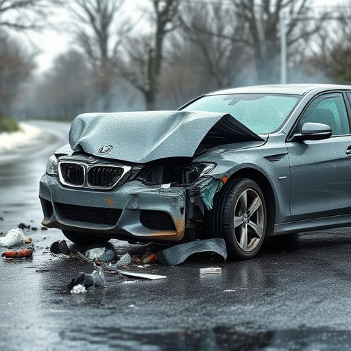 car crash damage