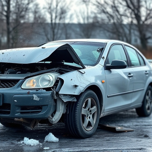 car crash damage