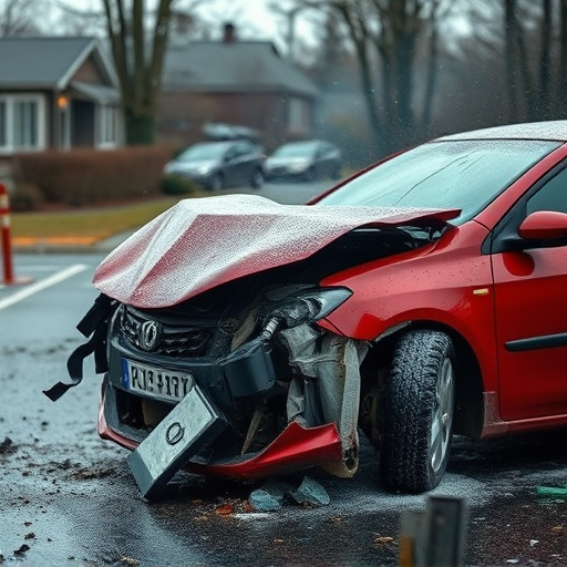car crash damage